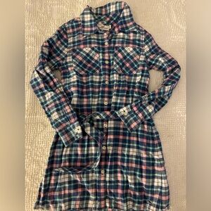 NWOT Vineyard Vines Flannel Button Down Dress Size 5